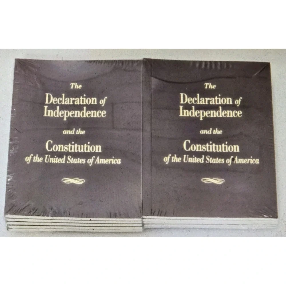 Pack Of 10 Pocket Constitution United States & Declaration Of Independence Cato